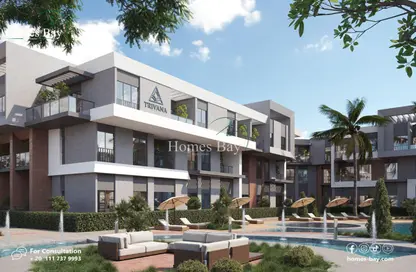 Apartment - 1 Bedroom - 1 Bathroom for sale in Magawish - Hurghada - Red Sea Apartment - 1 Bedroom - 1 Bathroom for sale in Magawish - Hurghada - Red Sea