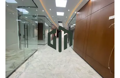 Office Space - Studio - 2 Bathrooms for rent in Bank Center Street - South Teseen St. - The 5th Settlement - New Cairo City - Cairo