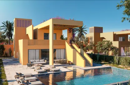Twin House - 4 Bedrooms - 5 Bathrooms for sale in White Villas - Al Gouna - Hurghada - Red Sea