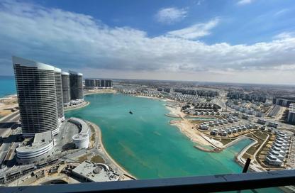 شقة - 3 غرف نوم - 2 حمامات للبيع في نورث ايدج تاورز - مدينة العلمين الجديدة - العلمين - الساحل الشمالي