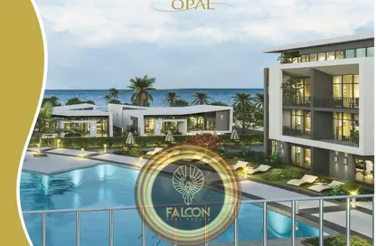 Chalet - 2 Bedrooms - 2 Bathrooms for sale in Remal - Ras Al Hekma - North Coast