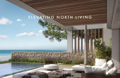 Chalet - 2 Bedrooms - 2 Bathrooms for sale in Azha North - Ras Al Hekma - North Coast