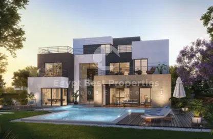 Villa - 6 Bedrooms - 7 Bathrooms for sale in Palm Hills New Cairo - 5th Settlement Compounds - The 5th Settlement - New Cairo City - Cairo