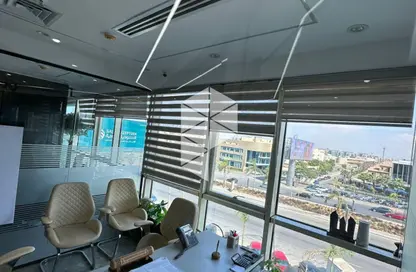 Office Space - Studio - 2 Bathrooms for rent in North Plus Mall - North Teseen St. - The 5th Settlement - New Cairo City - Cairo