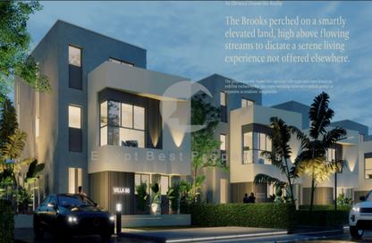 Townhouse - 3 Bedrooms - 3 Bathrooms for sale in The brooks - El Katameya Compounds - El Katameya - New Cairo City - Cairo