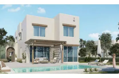 Chalet - 2 Bedrooms - 2 Bathrooms for sale in Hacienda Waters - Qesm Ad Dabaah - North Coast