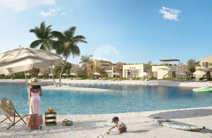 Chalet - 2 Bedrooms - 2 Bathrooms for sale in Ramla Lakeside - Qesm Ad Dabaah - North Coast