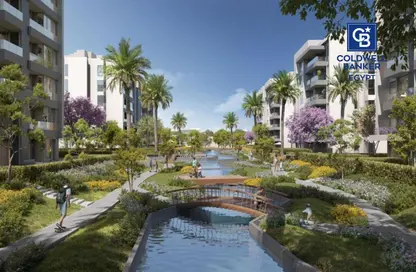 Apartment - 2 Bedrooms - 2 Bathrooms for sale in Avelin - North Investors Area - New Cairo City - Cairo