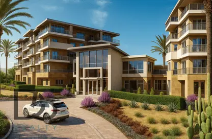 Apartment - 3 Bedrooms - 3 Bathrooms for sale in The Fourteen Golf Residences - Uptown Cairo - Mokattam - Cairo