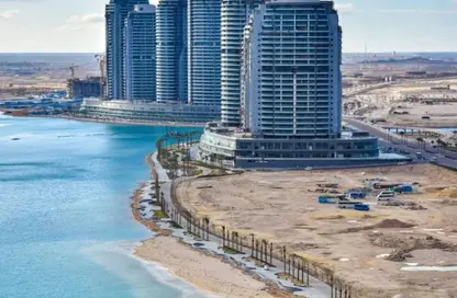 Apartment - 2 Bedrooms - 2 Bathrooms for sale in North Edge Towers - New Alamein City - Al Alamein - North Coast