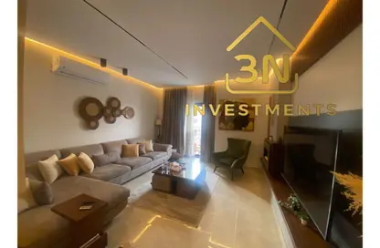 شقة - 3 غرف نوم - 2 حمامات للايجار في مون ريزيدنس - فيفث سكوير - التجمع الخامس - مدينة القاهرة الجديدة - القاهرة