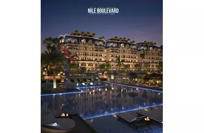 Apartment - 2 Bedrooms - 2 Bathrooms for sale in Nile Boulevard - New Cairo City - Cairo