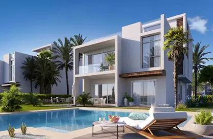 Villa - 4 Bedrooms - 4 Bathrooms for sale in Mazarine - New Alamein City - Al Alamein - North Coast