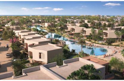 Chalet - 2 Bedrooms - 2 Bathrooms for sale in Ramla Lakeside - Qesm Ad Dabaah - North Coast