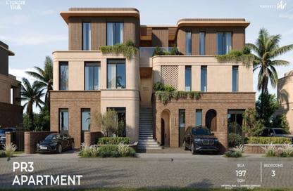 Apartment - 1 Bedroom - 1 Bathroom for sale in Crescent Walk - 5th Settlement Compounds - The 5th Settlement - New Cairo City - Cairo