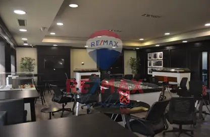 Office Space - Studio - 4 Bathrooms for rent in South Teseen St. - The 5th Settlement - New Cairo City - Cairo