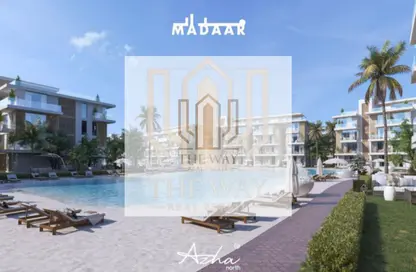 Chalet - 2 Bedrooms - 2 Bathrooms for sale in Azha North - Ras Al Hekma - North Coast
