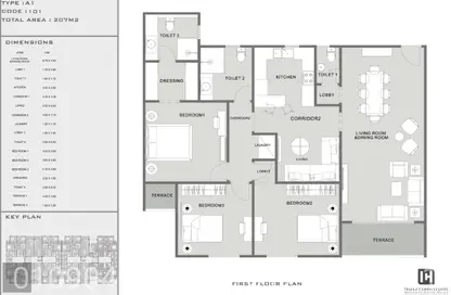 Apartment - 3 Bedrooms - 3 Bathrooms for sale in Bait Alwatan - New Obour City - Qalyubia