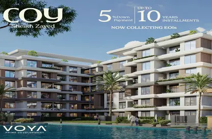 Apartment - 3 Bedrooms - 2 Bathrooms for sale in Coy - Sheikh Zayed Compounds - Sheikh Zayed City - Giza