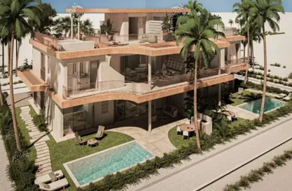 Chalet - 2 Bedrooms - 3 Bathrooms for sale in Ramla Lakeside - Qesm Ad Dabaah - North Coast
