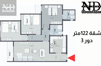 شقة - 3 غرف نوم - 2 حمامات للبيع في طريق الحي الايطالي - حدائق اكتوبر - مدينة 6 أكتوبر - الجيزة