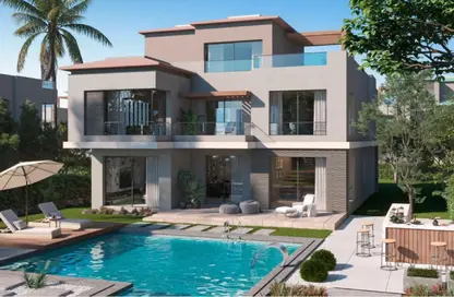 Villa - 5 Bedrooms - 7 Bathrooms for sale in Badya Palm Hills - 6 October Compounds - 6 October City - Giza