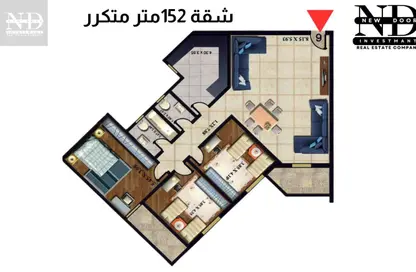 شقة - 3 غرف نوم - 2 حمامات للبيع في مدينة بدر - القاهرة