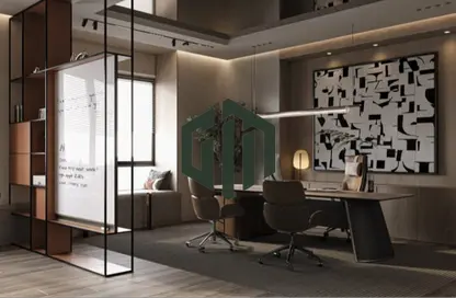 Office Space - Studio - 3 Bathrooms for rent in V90 - North Teseen St. - The 5th Settlement - New Cairo City - Cairo