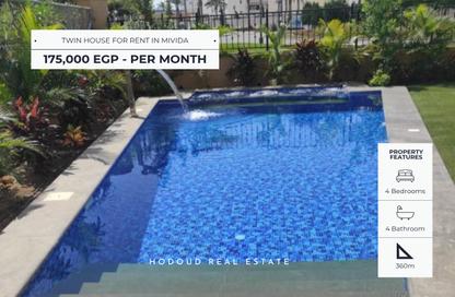 Twin House - 4 Bedrooms - 4 Bathrooms for rent in Mivida - 5th Settlement Compounds - The 5th Settlement - New Cairo City - Cairo
