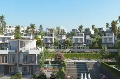 Twin House - 4 Bedrooms - 5 Bathrooms for sale in Village West - Sheikh Zayed Compounds - Sheikh Zayed City - Giza