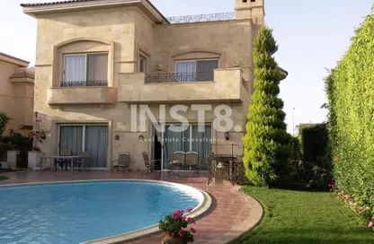 Villa - 7 Bedrooms - 5 Bathrooms for rent in Arabella - 5th Settlement Compounds - The 5th Settlement - New Cairo City - Cairo