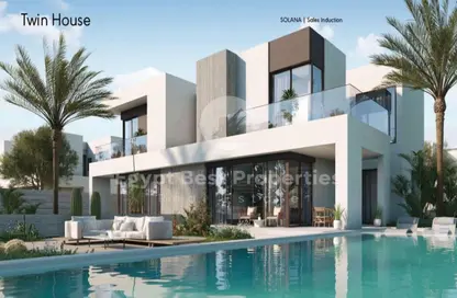 Twin House - 5 Bedrooms - 6 Bathrooms for sale in Hadaba - Fayoum Desert road - 6 October City - Giza