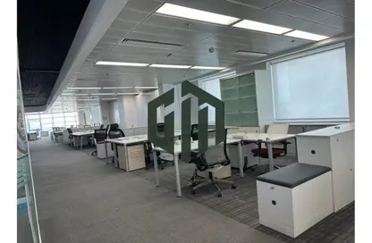 Office Space - Studio - 2 Bathrooms for rent in Bank Center Street - South Teseen St. - The 5th Settlement - New Cairo City - Cairo