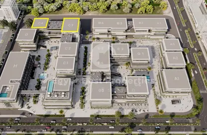 مساحات مكتبية - استوديو - 1 حمام للبيع في بريدجس مول - محور 26 يوليو - الشيخ زايد - الجيزة