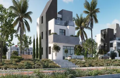 Townhouse - 4 Bedrooms - 3 Bathrooms for sale in Rivers - New Zayed City - Sheikh Zayed City - Giza