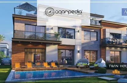 Twin House - 4 Bedrooms - 6 Bathrooms for sale in Azzar - 5th Settlement Compounds - The 5th Settlement - New Cairo City - Cairo