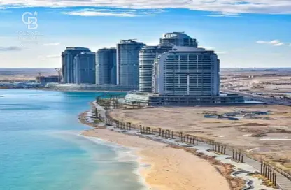 شاليه - غرفة نوم - 1 حمام للبيع في نورث ايدج تاورز - مدينة العلمين الجديدة - العلمين - الساحل الشمالي