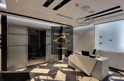 Office Space - Studio - 2 Bathrooms for rent in Cairo Business Plaza - North Teseen St. - The 5th Settlement - New Cairo City - Cairo