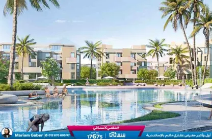 Chalet - 3 Bedrooms - 2 Bathrooms for sale in Zahra - Sidi Abdel Rahman - North Coast Chalet - 3 Bedrooms - 2 Bathrooms for sale in Zahra - Sidi Abdel Rahman - North Coast