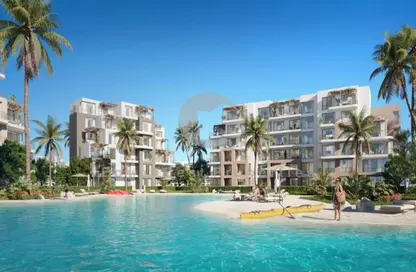 Chalet - 2 Bedrooms - 2 Bathrooms for sale in Swan Lake - Qesm Ad Dabaah - North Coast