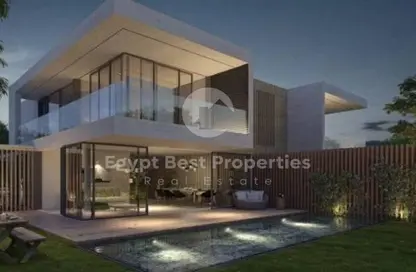 منزل مزدوج - 4 غرف نوم - 4 حمامات للبيع في سوان ليك غرب - كمبوندات 6 أكتوبر - مدينة 6 أكتوبر - الجيزة