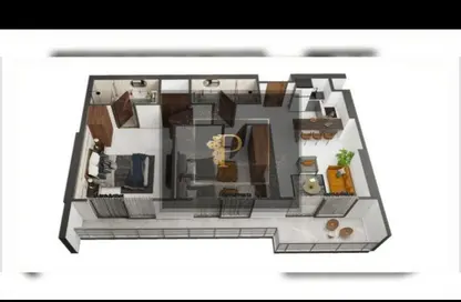 Chalet - 1 Bedroom - 1 Bathroom for sale in Golf Porto Marina - Al Alamein - North Coast