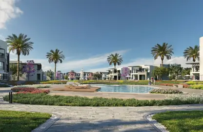 Apartment - 2 Bedrooms - 2 Bathrooms for sale in Garden Lakes - 6 October Compounds - 6 October City - Giza