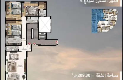 Apartment - 3 Bedrooms - 2 Bathrooms for sale in Bait Alwatan - The 5th Settlement - New Cairo City - Cairo Apartment - 3 Bedrooms - 2 Bathrooms for sale in Bait Alwatan - The 5th Settlement - New Cairo City - Cairo