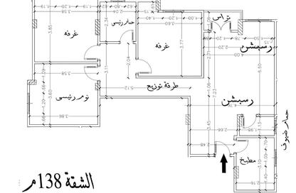 شقة - 3 غرف نوم - 2 حمامات للبيع في مدينة الشروق - القاهرة