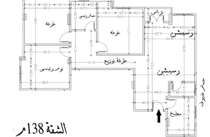 شقة - 3 غرف نوم - 2 حمامات للبيع في مدينة الشروق - القاهرة