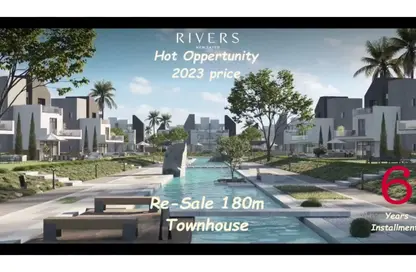 تاون هاوس - 3 غرف نوم - 4 حمامات للبيع في ريفرز - مدينة زايد الجديدة - الشيخ زايد - الجيزة