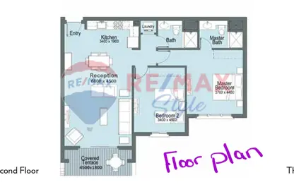 Apartment - 2 Bedrooms - 2 Bathrooms for sale in Marassi - Sidi Abdel Rahman - North Coast