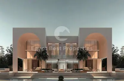 منزل مزدوج - 4 غرف نوم - 4 حمامات للبيع في هاسيندا حنيش - قسم مرسي مطروح - الساحل الشمالي