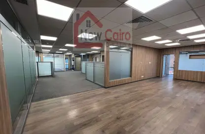 Office Space - Studio - 2 Bathrooms for rent in Bank Center Street - South Teseen St. - The 5th Settlement - New Cairo City - Cairo